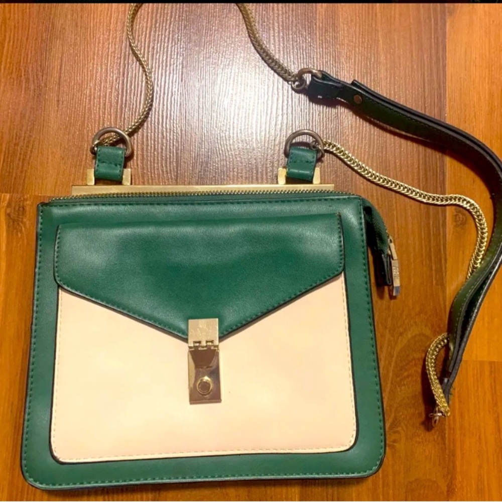 Green bag from Zara